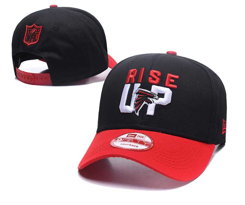 Falcons Rise Up Black Peaked Adjustable Hat GS,We sell and wholesale Falcons Rise Up Black Peaked Adjustable Hat GS on line form chian!